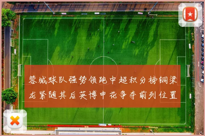蓉城球队强势领跑中超积分榜铜梁龙紧随其后英博申花争夺前列位置